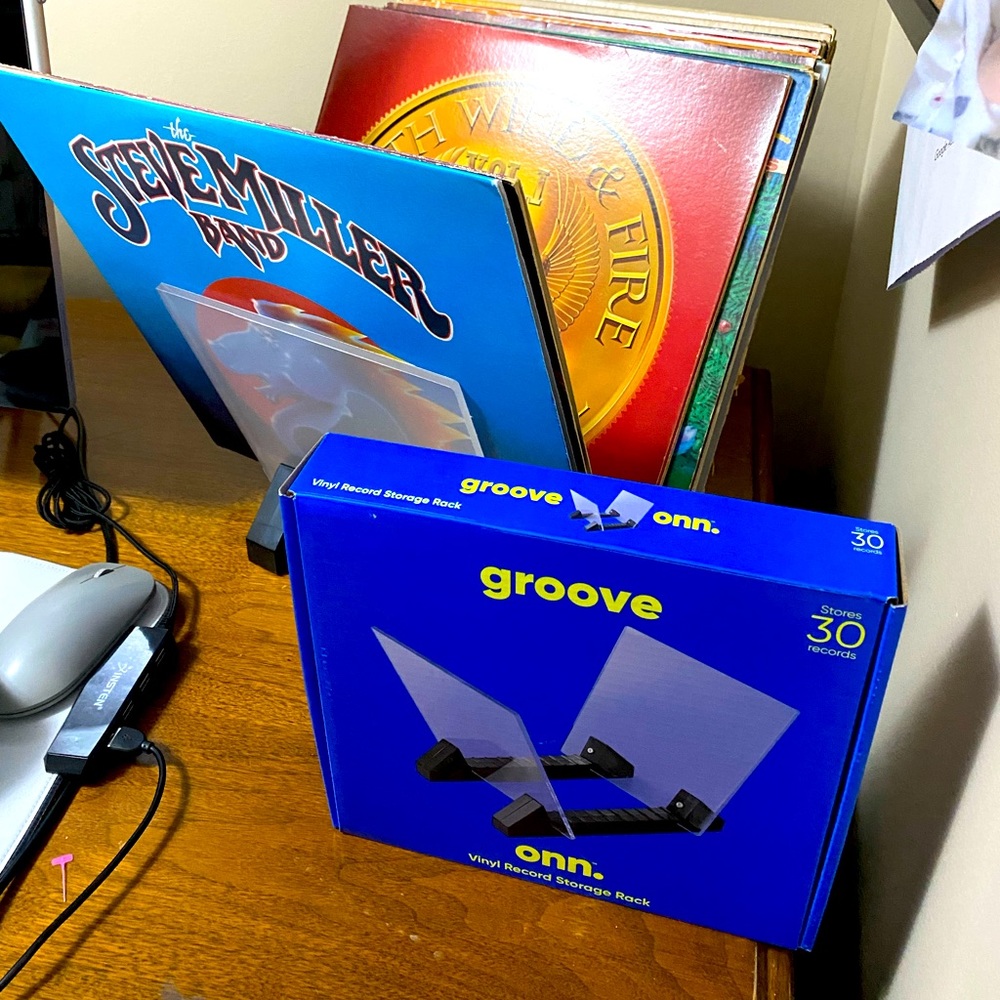 Vinyl record rack - NEW in box